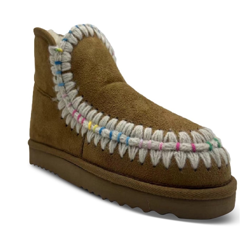 Wild Pair Jolene Women's Embroidered Slippers Booties size 7 Boots Boho NIB - Picture 1 of 5